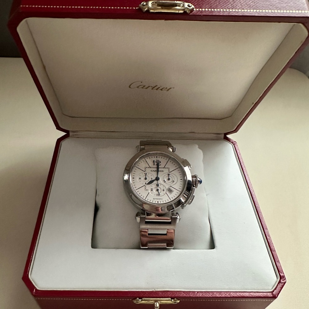 Cartier Pasha Seatimer Chronograph 42mm Automatic Watch